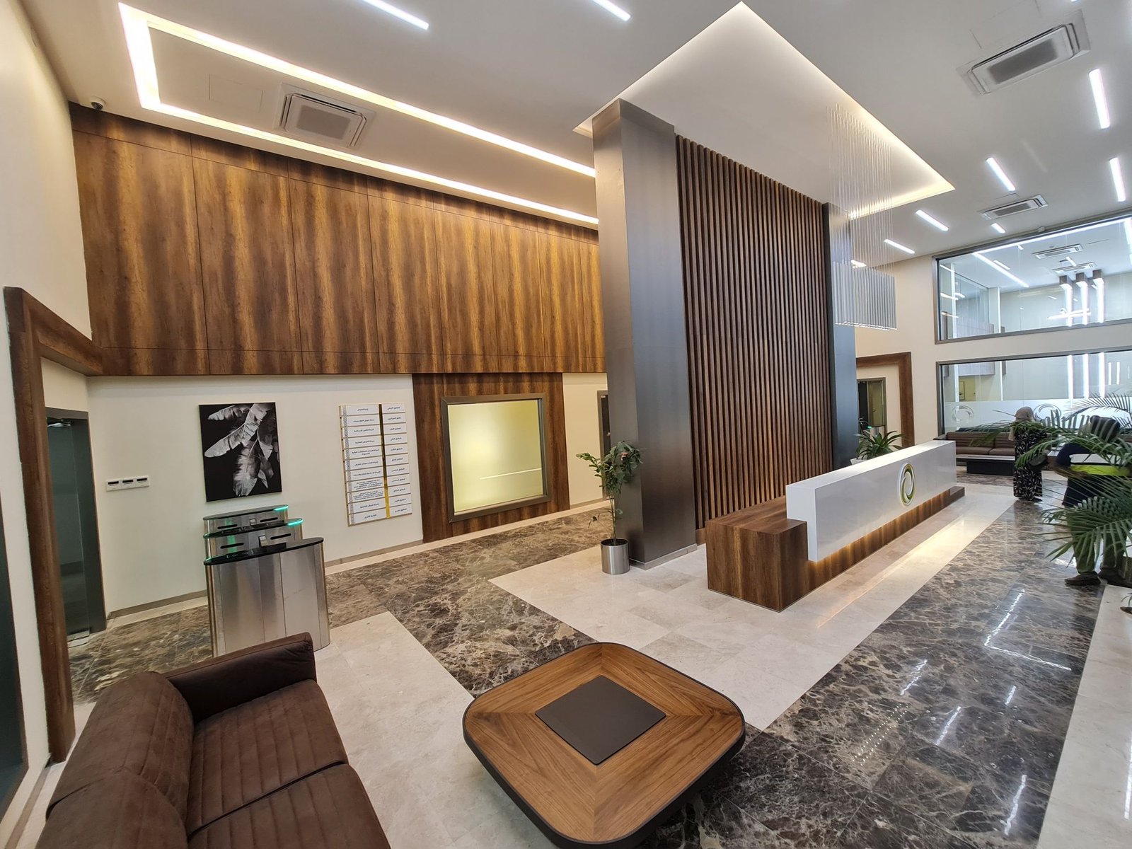 FIB Alfaihaa HQ — directory hall