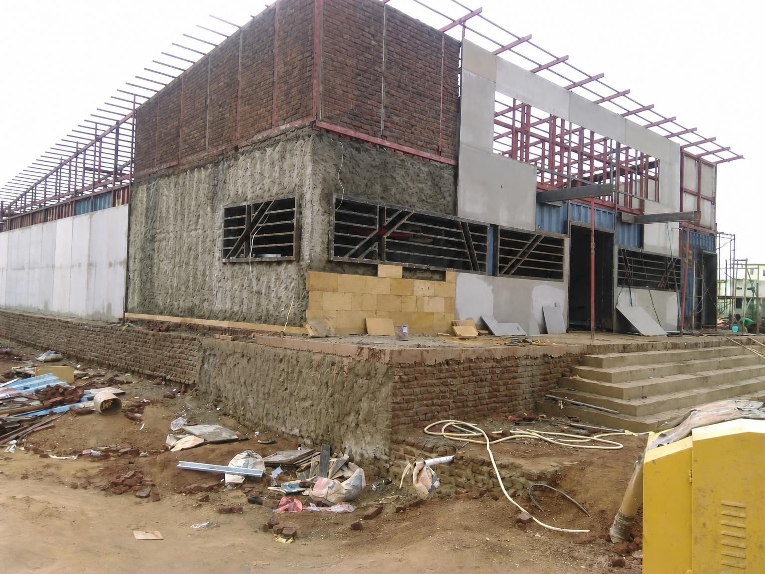 Kinana Branch — exterior under construction